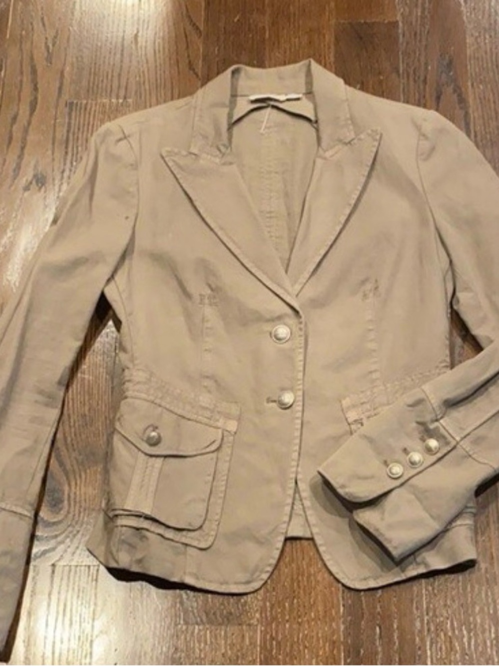 Pinko Beige Tailored Women's Blazer Jacket